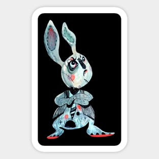 Angry rabbit Sticker